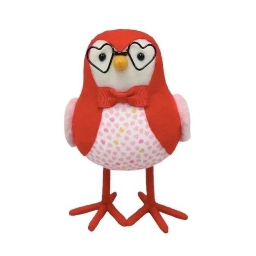 Spritz 2023 Valentine's Day Featherly‎ Friends Bird  Fledge Heart Shaped Glasses